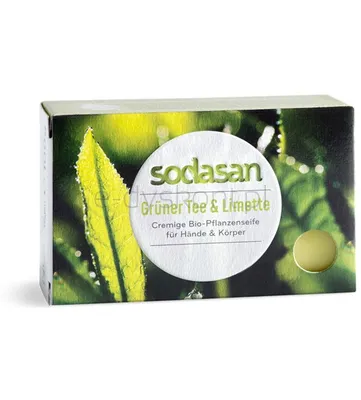 Mydło w kostce zielona herbata & limonka BIO 100 g