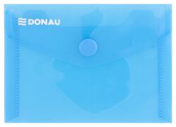 Donau Teczka Kopertowa Zatrzask, Pp, A7, 180Mikr., Niebieska