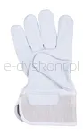 Rękawice robocze DONAU SAFETY DS-DOKGOAT, doker, skóra kozia, rozm. 10,5/XL, szaro-białe - 5