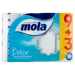 Mola Blue Dekor Papier Toaletowy 12 Rolek