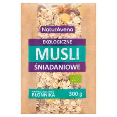 Naturavena Ekologiczne Musli Śnadaniowe 300G