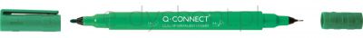 Q-Connect Marker do płyt CD/DVD Dual, 0,4Mm I 1 Mm (Linia), Zielony