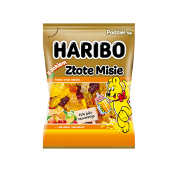 Haribo Żelki Złote Misie z Sokiem 160G