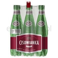 Cisowianka Woda silnie gazowana, butelka plastikowa, 0,7l