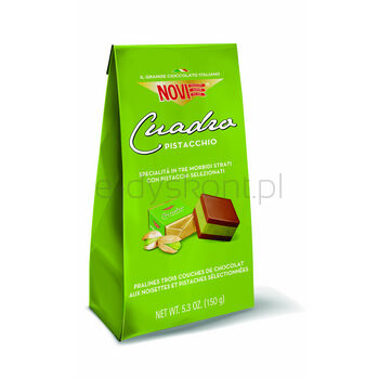 Novi czekoladki Cuadro pistacja 150 g