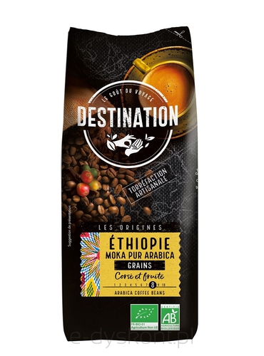 Kawa Ziarnista Arabica 100 % Etiopia Fair For Life Bio 1 Kg - Destination [BIO]