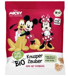 Hejo! Myszka Miki Chrupki Kukurydziane Truskawkowe Bio 30 G