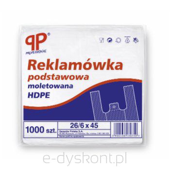 Hdpe Reklamówki Hd Podstawowe Białe 1000 Sztuk