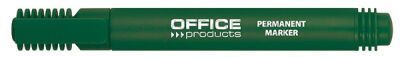 Office Products Marker permanentny okrągły, 1-3mm (linia), zielony 