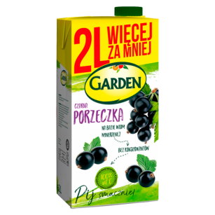 Garden Napój Czarna Porzeczka 2L