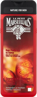 Le Petit Marseillas, Żel Pod Prysznic 3w1 dla mężczyzn - Czerwona pomarańcza i Szafran 400 ml