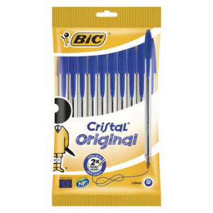 BIC Cristal® Original długopis niebieski pouch 10 szt.