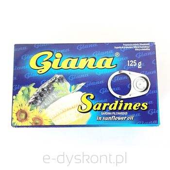 Giana Sardynki W Oleju 125G 