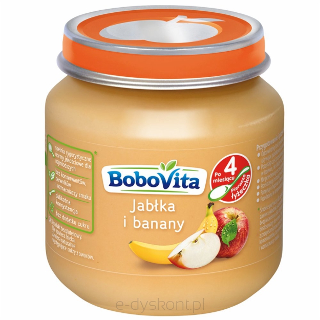 Bobovita Deserek Jabłka I Banany Po 4 Miesiącu 125G