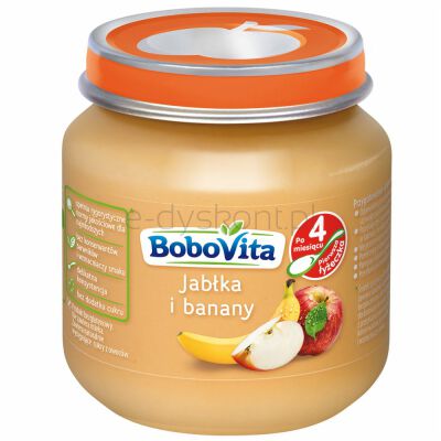 Bobovita DeSerekJabłka I Banany Po 4 Miesiącu 125G