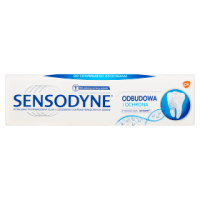 Sensodyne Odbudowa I Ochrona Pasta Z Fluorem Do Nadwrażliwych Zębów, Wyrób Medyczny, Utwardzająca Szkliwo O Smaku Miętowym, 75 Ml