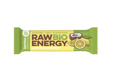 Bombus Bio Raw Baton Energy Bio Cytryna-Kokos Bezgl. Bio 50 G