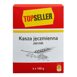 TOPSELLER Kasza jęczmienna pęczak 4x100 g