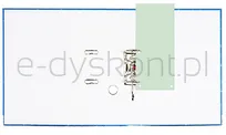 Donau Przekładki Karton 1/3 A4, 235X105Mm, 100Szt., Zielone  - 4