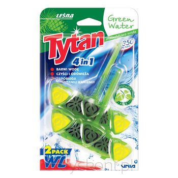 Tytan Czterofunkcyjna Zawieszka Barwiąca Wodę Green Water 2X40G