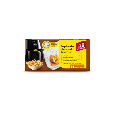 Jan Niezbędny Papier do pieczenia AirFryer25szt