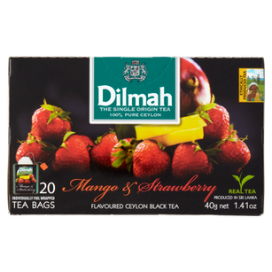 Dilmah Herbata Mango  Strawberry Flavoured Black 20X2 G