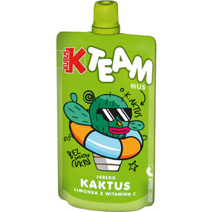 Kubuś Mus Team Jabłko Kaktus Limonka Z Witaminą C 100 G