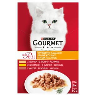Gourmet Mon Petit Karma Dla Kotów Wyborne Kawałki 300 G (6 X 50 G)