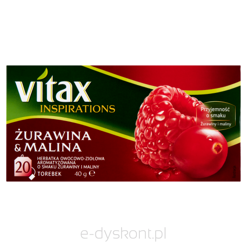 Vitax Herbata Inspiracje ŻurawinaMalina 20S