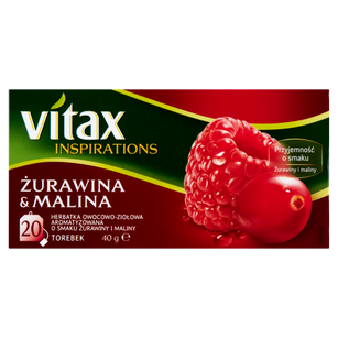 Vitax Herbata Inspiracje ŻurawinaMalina 20S