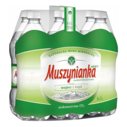 Muszynianka Woda Odgazowana, Niskonasycona 1L SK