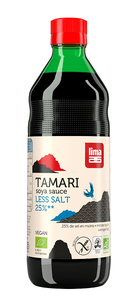 Sos Sojowy Tamari 25 % Mniej Soli Bezglutenowy Bio 500 Ml - Lima [BIO]