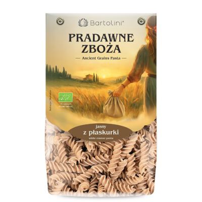 Bartolini Makaron z płaskurki świderek BIO 250g