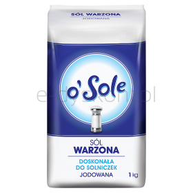 O'Sole Sól Warzona Jodowana Spożywcza 1 Kg