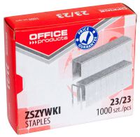 Zszywki Office Products, 23/23, 1000Szt.