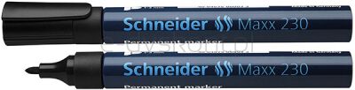 Schneider Marker permanentny Maxx 230, okrągły, 1-3mm, czarny [BIURO]
