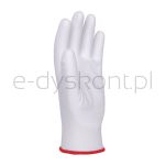 Donau Rękawice Safety Pu White, Kat. Ii, Rozm. 6, Białe - 3