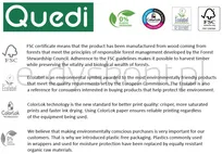 Papier ksero QUEDI ESSENTIAL A4, A4, klasa C, 80gsm, 500ark. - 4