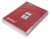 Office Products Kołonotatnik A4, W Linie, 80 Kart., 70Gsm, Bordowy - 2