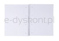 Office Products Kołonotatnik A4, W Linie, 80 Kart., 70Gsm, Bordowy - 3