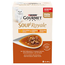 Purina Gourmet Soup Royale Kolekcja Dań Mięsnych 6 X 45 G