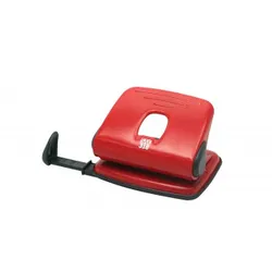 Sax Dziurkacz 318, dziurkuje do 15 kartek, czerwony