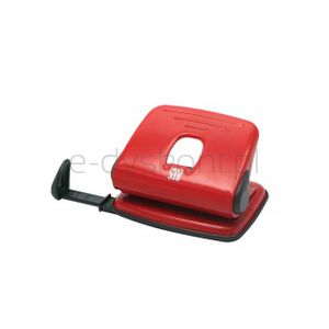 Sax Dziurkacz 318, dziurkuje do 15 kartek, czerwony