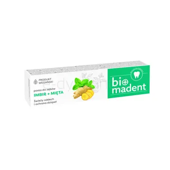 BIO MADENT odświeżająca pasta do zębów IMBIR MIĘTA 100ml
