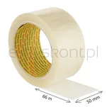Taśma pakowa do magazynowania SCOTCH® (309 TSP), mocna, 50mm, 66m, transparentna - 2