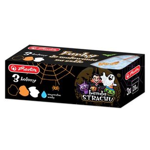 Herlitz Farby do malowania na szkle Halloween 3 kolory