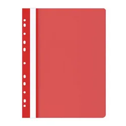 Office Products Skoroszyt, PP, A4, miękki, 100/170mikr., wpinany, czerwony