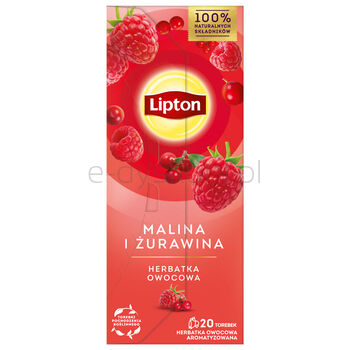 Lipton Herbata Fruit Malina I Żurawina 20Torebek