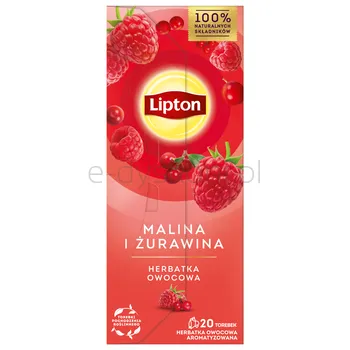Lipton Herbata Fruit Malina I Żurawina 20Torebek