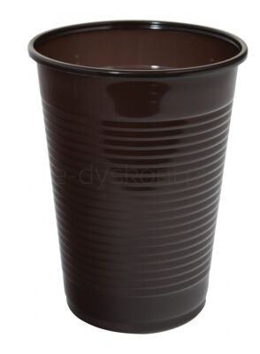 Office Products Kubek plastikowy termiczny, 200ml, 100 szt., brązowy